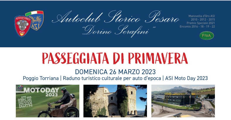 “RADUNO DI PRIMAVERA”  domenica 26 marzo