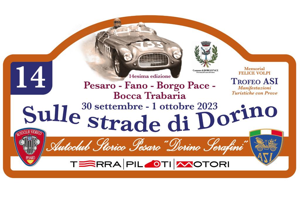 14° edizione “Sulle strade di Dorino” 30 Settembre – 1 Ottobre. Info e scheda iscrizone