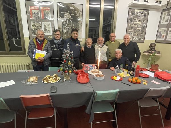 Alla sede del club, festa per i 90 anni del nostro socio Valentino Barilari